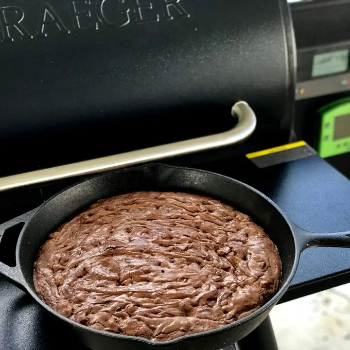 Cast Iron Baked Brownies